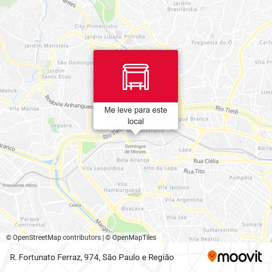 R. Fortunato Ferraz, 974 mapa