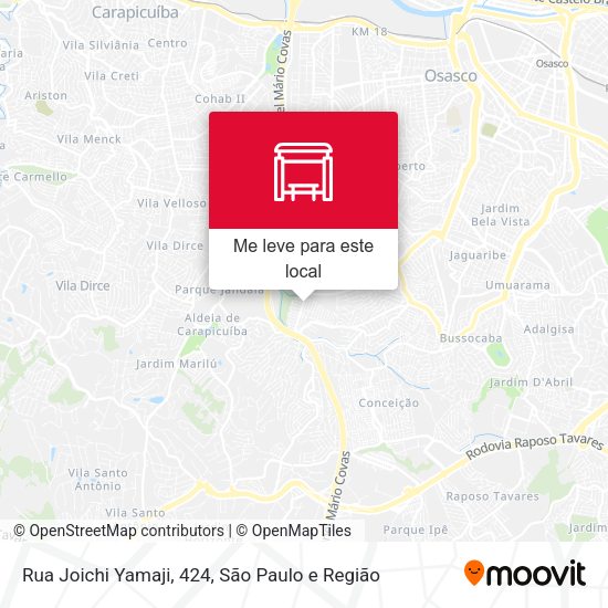 Rua Joichi Yamaji, 424 mapa