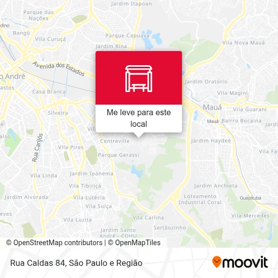 Rua Caldas 84 mapa