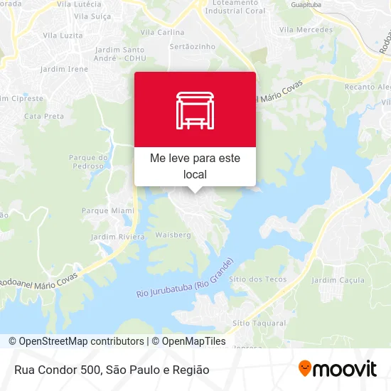 Rua Condor 500 mapa