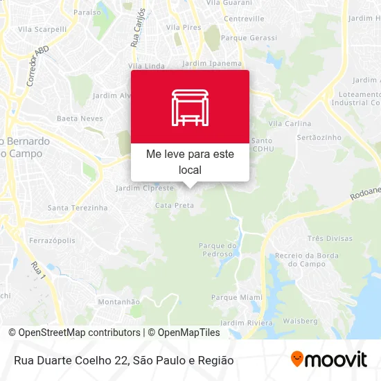 Rua Duarte Coelho 22 mapa
