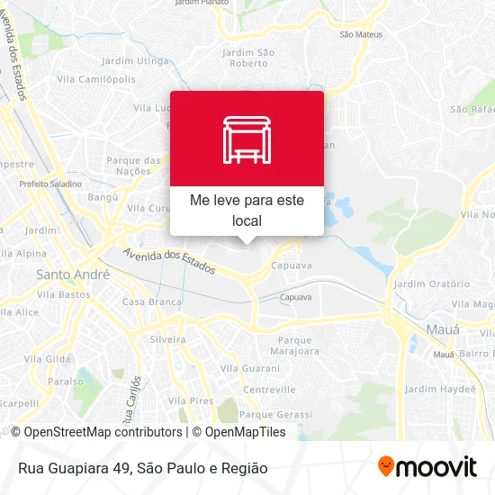 Rua Guapiara 49 mapa