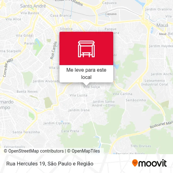 Rua Hercules 19 mapa