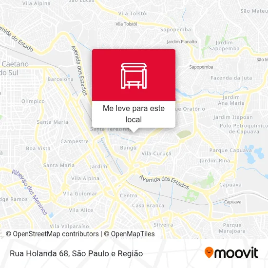 Rua Holanda 68 mapa