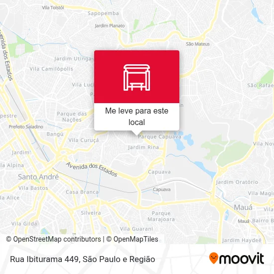 Rua Ibiturama 449 mapa