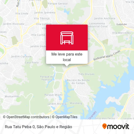 Rua Tatu Peba 0 mapa