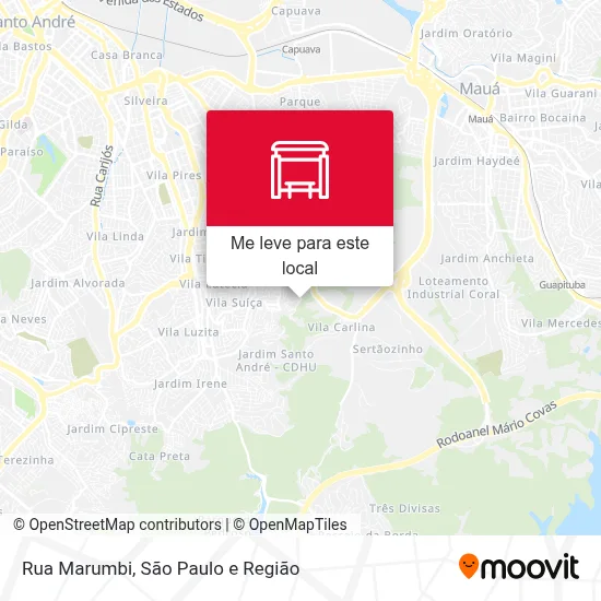 Rua Marumbi mapa