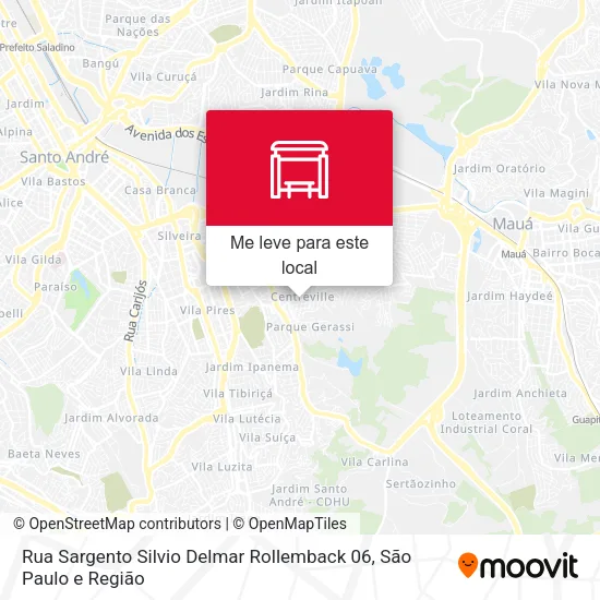 Rua Sargento Silvio Delmar Rollemback 06 mapa