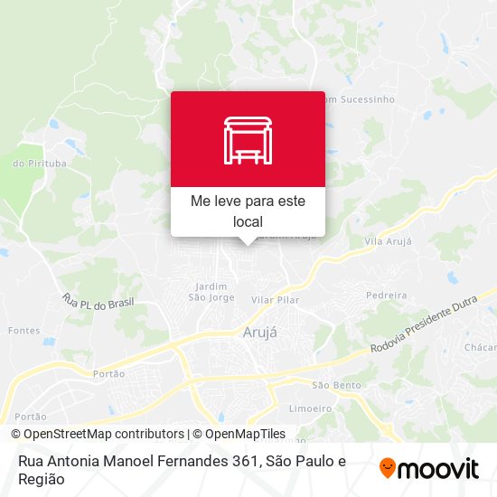 Rua Antonia Manoel Fernandes 361 mapa
