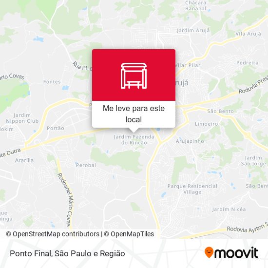 Ponto Final mapa