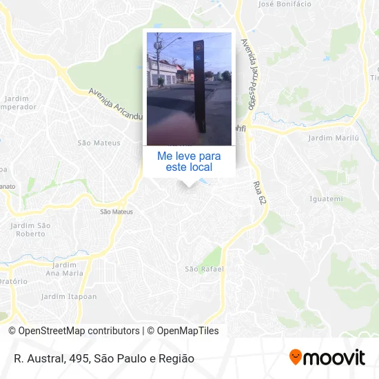 R. Austral, 495 mapa