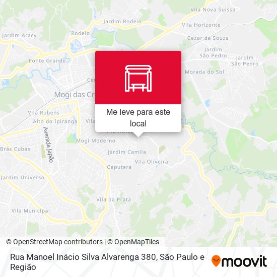 Rua Manoel Inácio Silva Alvarenga 380 mapa