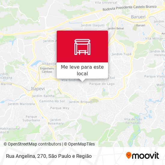 Rua Angelina, 270 mapa