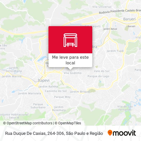 Rua Duque De Caxias, 264-306 mapa
