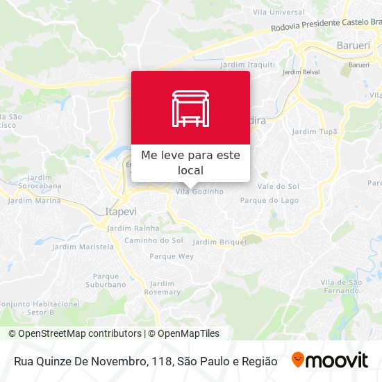 Rua Quinze De Novembro, 118 mapa