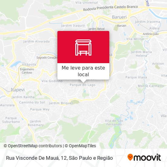 Rua Visconde De Mauá, 12 mapa