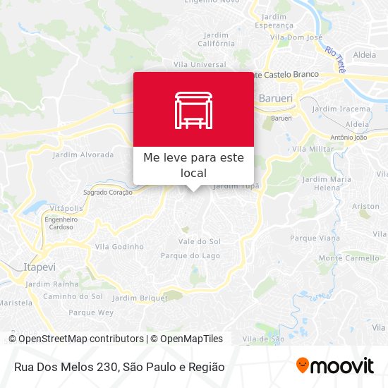 Rua Dos Melos 230 mapa