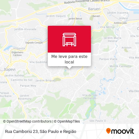 Rua Camboriú 23 mapa