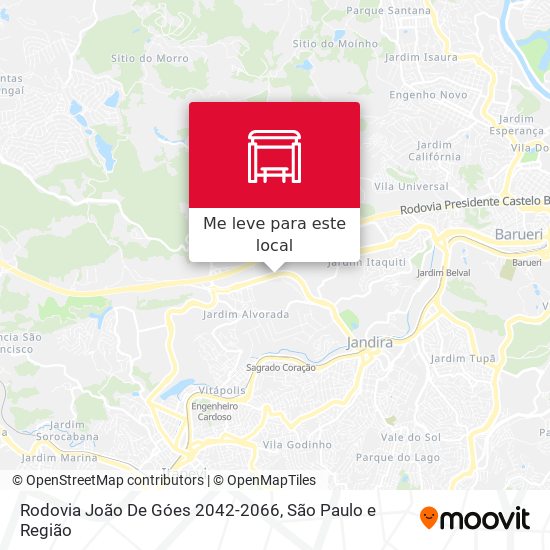 Rodovia João De Góes 2042-2066 mapa