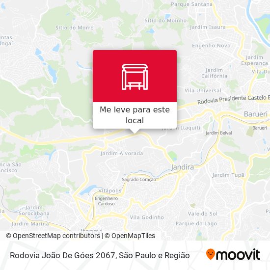 Rodovia João De Góes 2067 mapa