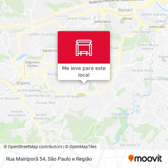 Rua Mairiporã 54 mapa