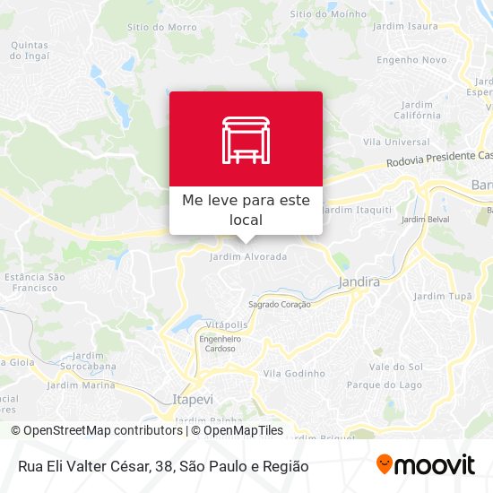 Rua Eli Valter César, 38 mapa
