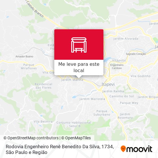 Rodovia Engenheiro Renê Benedito Da Silva, 1734 mapa