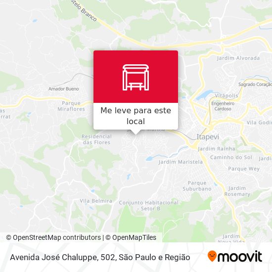 Avenida José Chaluppe, 502 mapa
