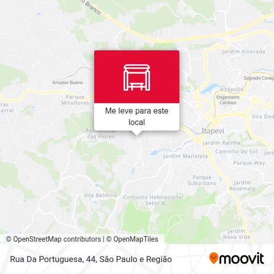 Rua Da Portuguesa, 44 mapa