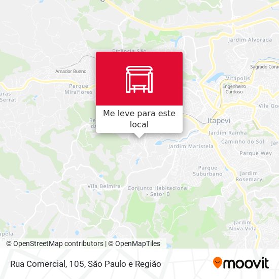 Rua Comercial, 105 mapa