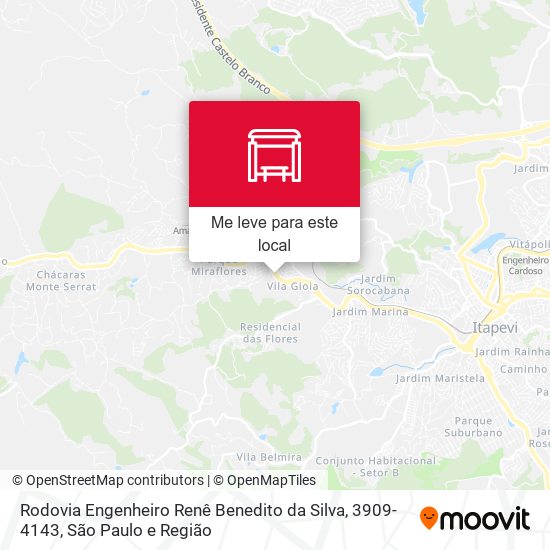 Rodovia Engenheiro Renê Benedito da Silva, 3909-4143 mapa
