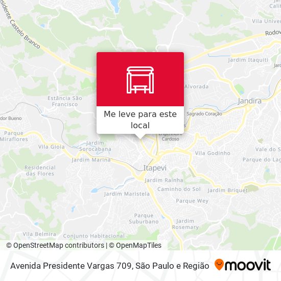 Avenida Presidente Vargas 709 mapa