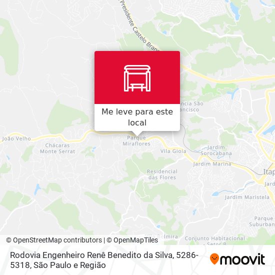 Rodovia Engenheiro Renê Benedito da Silva, 5286-5318 mapa