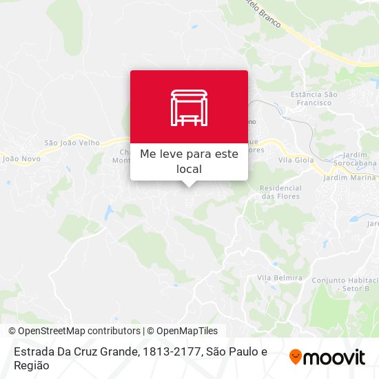 Estrada Da Cruz Grande, 1813-2177 mapa