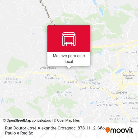 Rua Doutor José Alexandre Crosgnac, 878-1112 mapa