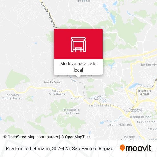 Rua Emilio Lehmann, 307-425 mapa