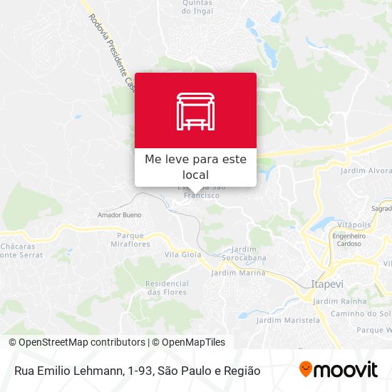 Rua Emilio Lehmann, 1-93 mapa