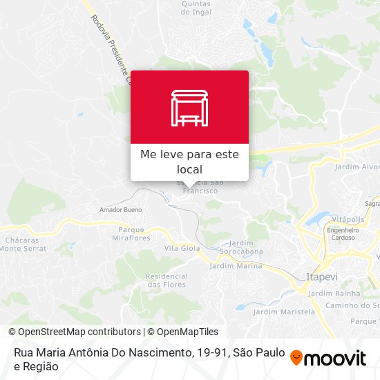 Rua Maria Antônia Do Nascimento, 19-91 mapa