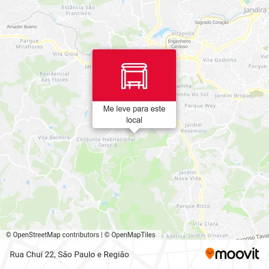 Rua Chuí 22 mapa