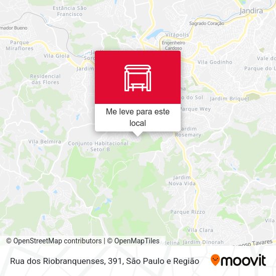 Rua Dos Riobranquenses, 391 mapa
