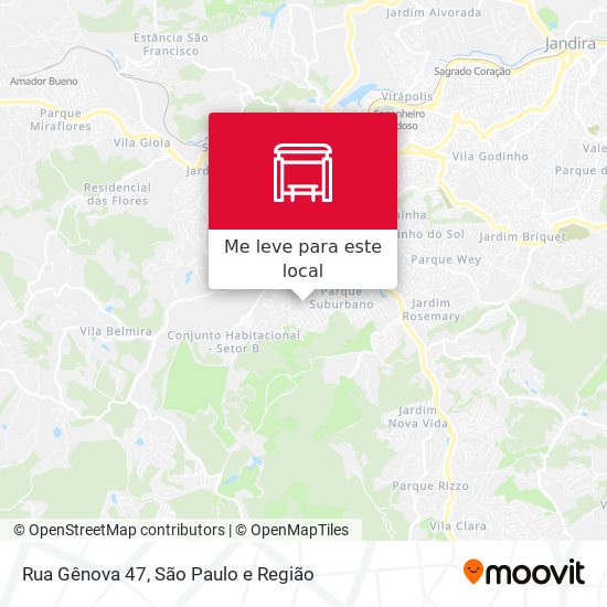 Rua Gênova 47 mapa