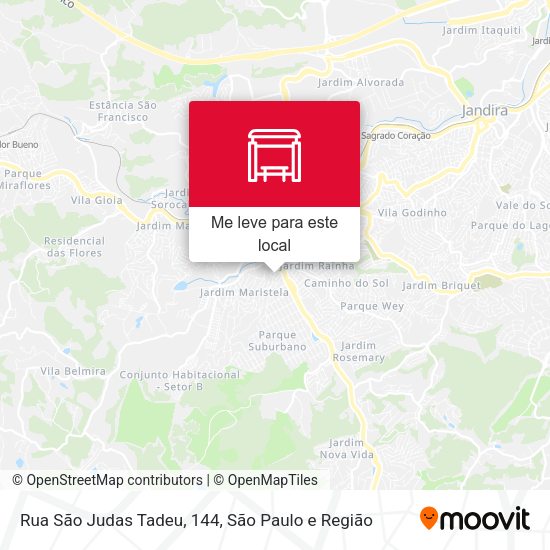 Rua São Judas Tadeu, 144 mapa
