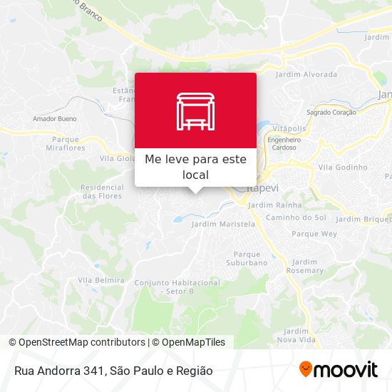 Rua Andorra 341 mapa