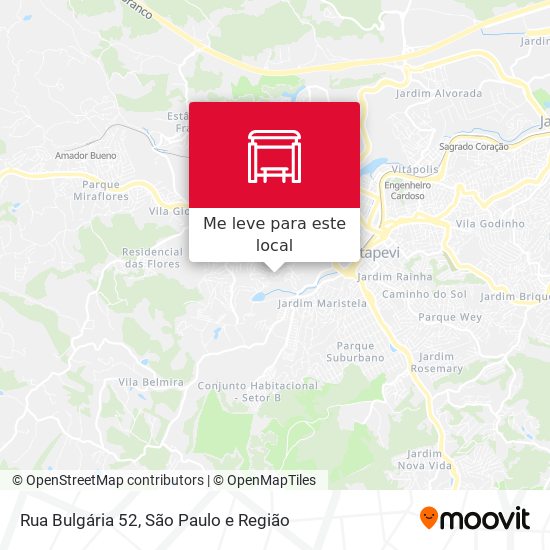 Rua Bulgária 52 mapa