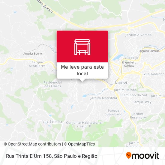 Rua Trinta E Um 158 mapa