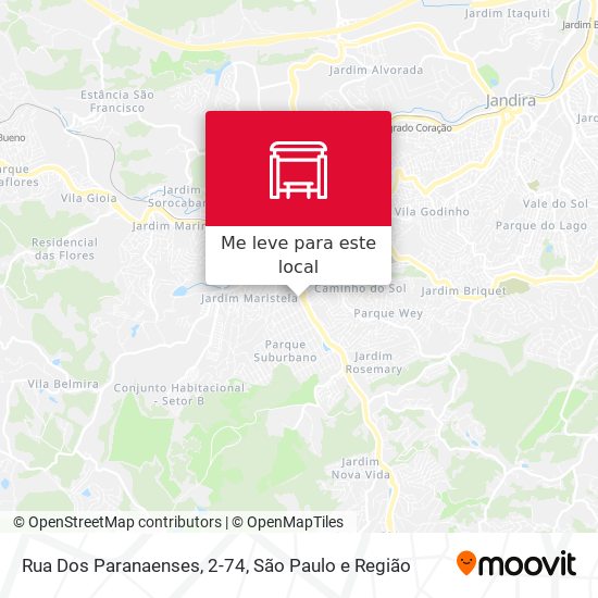 Rua Dos Paranaenses, 2-74 mapa