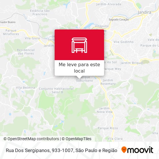 Rua Dos Sergipanos, 933-1007 mapa