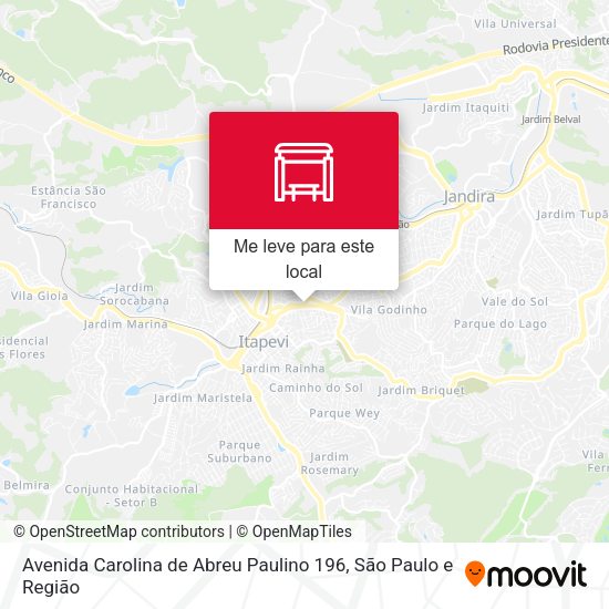 Avenida Carolina de Abreu Paulino 196 mapa