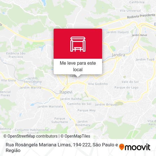 Rua Rosângela Mariana Limas, 194-222 mapa