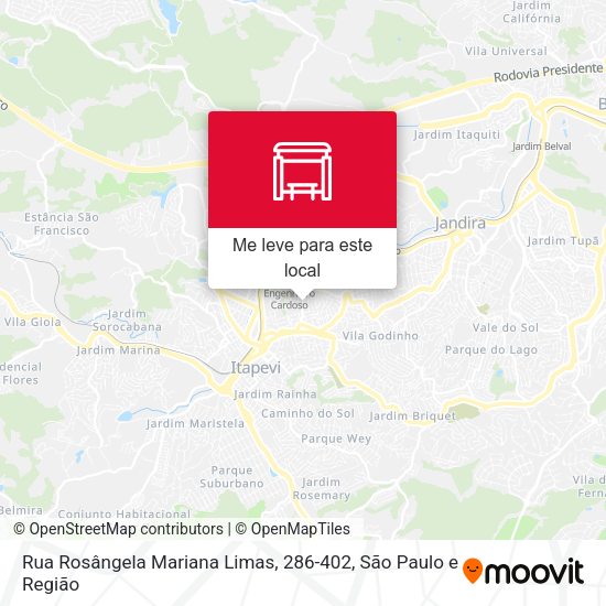 Rua Rosângela Mariana Limas, 286-402 mapa